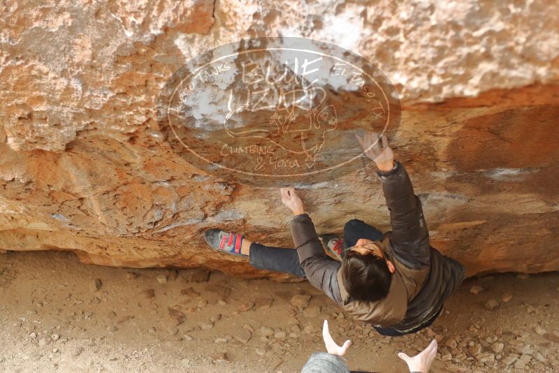 Bouldering in Hueco Tanks on 01/16/2020 with Blue Lizard Climbing and Yoga

Filename: SRM_20200116_1113210.jpg
Aperture: f/2.5
Shutter Speed: 1/320
Body: Canon EOS-1D Mark II
Lens: Canon EF 50mm f/1.8 II