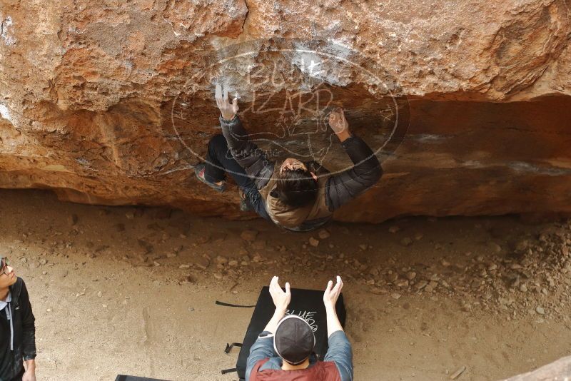 Bouldering in Hueco Tanks on 01/16/2020 with Blue Lizard Climbing and Yoga

Filename: SRM_20200116_1121160.jpg
Aperture: f/3.2
Shutter Speed: 1/320
Body: Canon EOS-1D Mark II
Lens: Canon EF 50mm f/1.8 II