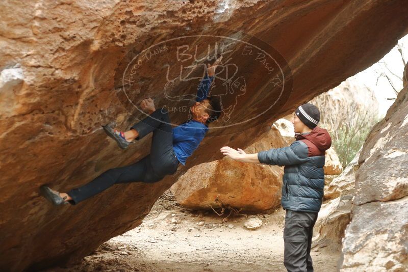 Bouldering in Hueco Tanks on 01/16/2020 with Blue Lizard Climbing and Yoga

Filename: SRM_20200116_1133010.jpg
Aperture: f/2.8
Shutter Speed: 1/320
Body: Canon EOS-1D Mark II
Lens: Canon EF 50mm f/1.8 II