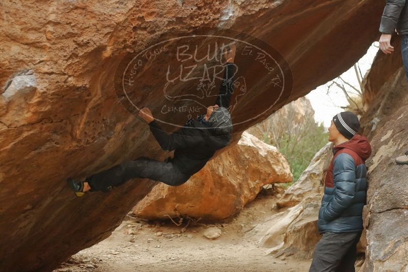 Bouldering in Hueco Tanks on 01/16/2020 with Blue Lizard Climbing and Yoga

Filename: SRM_20200116_1208490.jpg
Aperture: f/3.5
Shutter Speed: 1/320
Body: Canon EOS-1D Mark II
Lens: Canon EF 50mm f/1.8 II