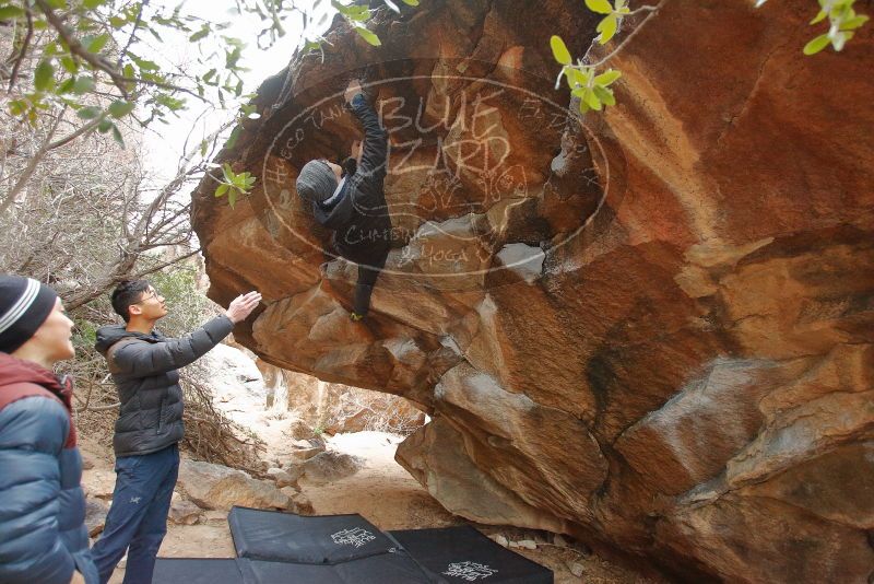 Bouldering in Hueco Tanks on 01/16/2020 with Blue Lizard Climbing and Yoga

Filename: SRM_20200116_1321520.jpg
Aperture: f/3.5
Shutter Speed: 1/200
Body: Canon EOS-1D Mark II
Lens: Canon EF 16-35mm f/2.8 L