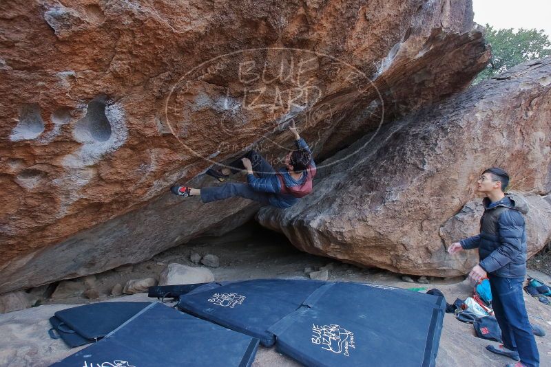 Bouldering in Hueco Tanks on 01/16/2020 with Blue Lizard Climbing and Yoga

Filename: SRM_20200116_1345260.jpg
Aperture: f/5.6
Shutter Speed: 1/250
Body: Canon EOS-1D Mark II
Lens: Canon EF 16-35mm f/2.8 L