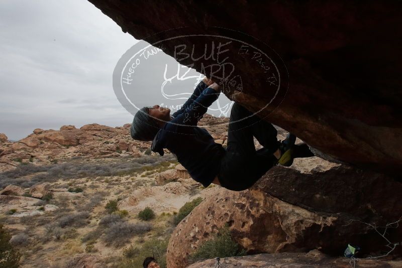 Bouldering in Hueco Tanks on 01/16/2020 with Blue Lizard Climbing and Yoga

Filename: SRM_20200116_1359190.jpg
Aperture: f/13.0
Shutter Speed: 1/320
Body: Canon EOS-1D Mark II
Lens: Canon EF 16-35mm f/2.8 L