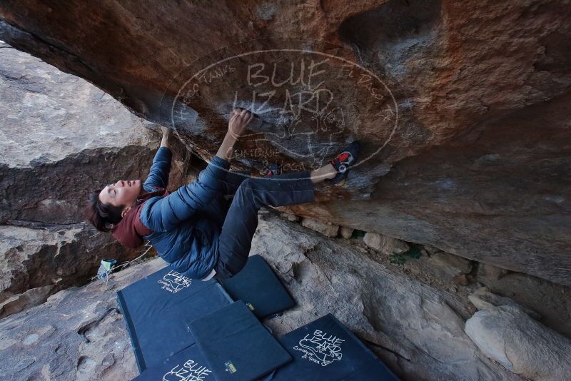 Bouldering in Hueco Tanks on 01/16/2020 with Blue Lizard Climbing and Yoga

Filename: SRM_20200116_1402090.jpg
Aperture: f/6.3
Shutter Speed: 1/320
Body: Canon EOS-1D Mark II
Lens: Canon EF 16-35mm f/2.8 L