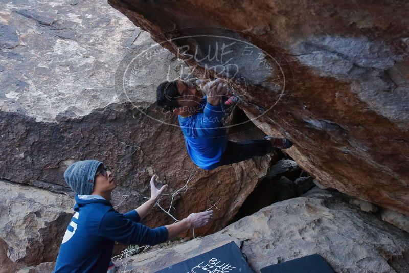 Bouldering in Hueco Tanks on 01/16/2020 with Blue Lizard Climbing and Yoga

Filename: SRM_20200116_1404230.jpg
Aperture: f/7.1
Shutter Speed: 1/320
Body: Canon EOS-1D Mark II
Lens: Canon EF 16-35mm f/2.8 L