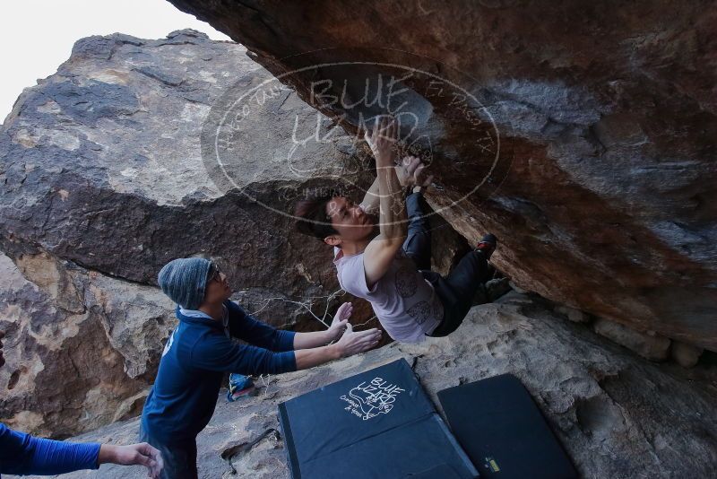 Bouldering in Hueco Tanks on 01/16/2020 with Blue Lizard Climbing and Yoga

Filename: SRM_20200116_1407230.jpg
Aperture: f/8.0
Shutter Speed: 1/320
Body: Canon EOS-1D Mark II
Lens: Canon EF 16-35mm f/2.8 L