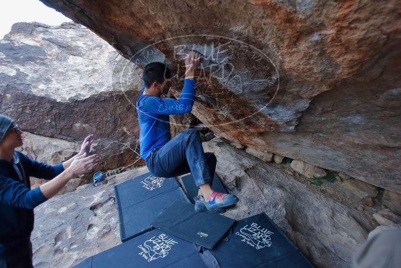 Bouldering in Hueco Tanks on 01/16/2020 with Blue Lizard Climbing and Yoga

Filename: SRM_20200116_1410200.jpg
Aperture: f/2.8
Shutter Speed: 1/320
Body: Canon EOS-1D Mark II
Lens: Canon EF 16-35mm f/2.8 L