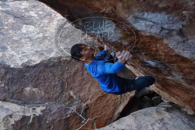 Bouldering in Hueco Tanks on 01/16/2020 with Blue Lizard Climbing and Yoga

Filename: SRM_20200116_1416470.jpg
Aperture: f/4.5
Shutter Speed: 1/320
Body: Canon EOS-1D Mark II
Lens: Canon EF 16-35mm f/2.8 L