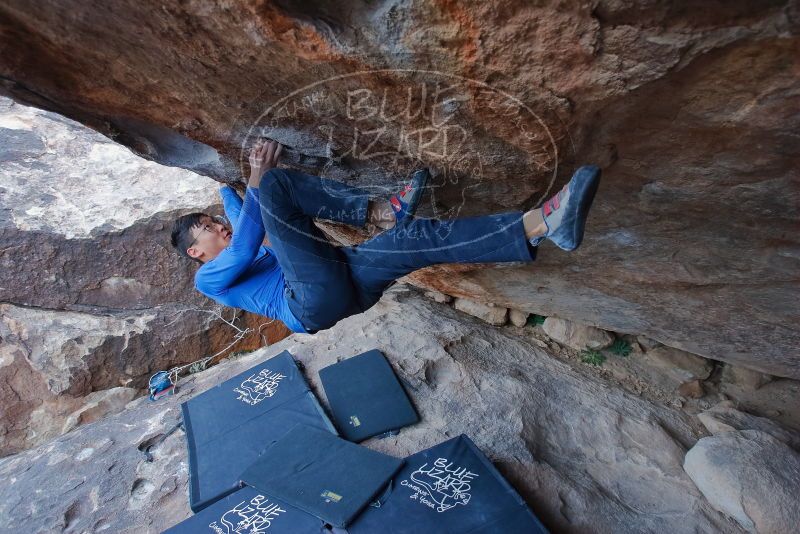 Bouldering in Hueco Tanks on 01/16/2020 with Blue Lizard Climbing and Yoga

Filename: SRM_20200116_1417010.jpg
Aperture: f/3.5
Shutter Speed: 1/320
Body: Canon EOS-1D Mark II
Lens: Canon EF 16-35mm f/2.8 L