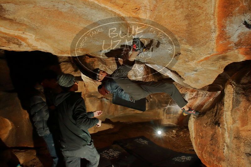 Bouldering in Hueco Tanks on 01/16/2020 with Blue Lizard Climbing and Yoga

Filename: SRM_20200116_1751570.jpg
Aperture: f/8.0
Shutter Speed: 1/250
Body: Canon EOS-1D Mark II
Lens: Canon EF 16-35mm f/2.8 L