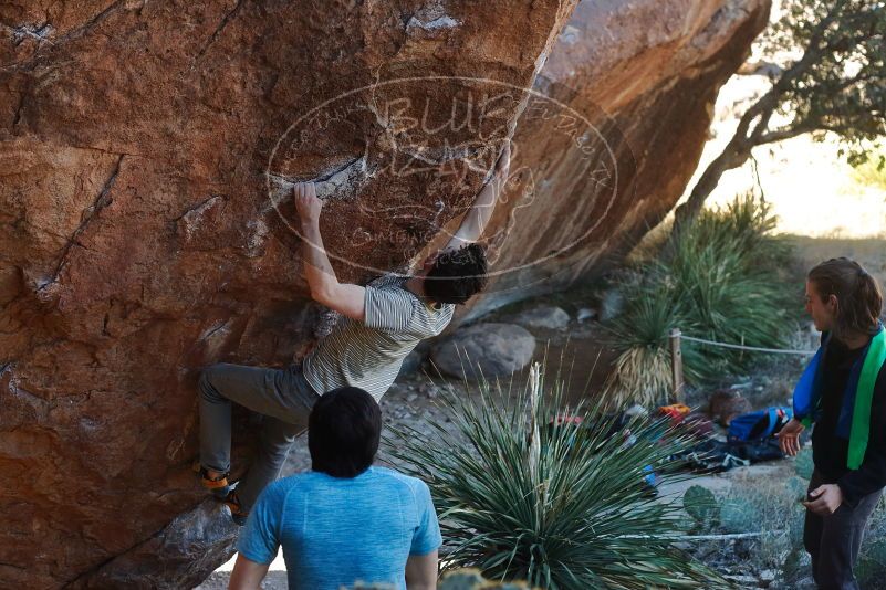 Bouldering in Hueco Tanks on 01/18/2020 with Blue Lizard Climbing and Yoga

Filename: SRM_20200118_1110470.jpg
Aperture: f/4.0
Shutter Speed: 1/250
Body: Canon EOS-1D Mark II
Lens: Canon EF 50mm f/1.8 II