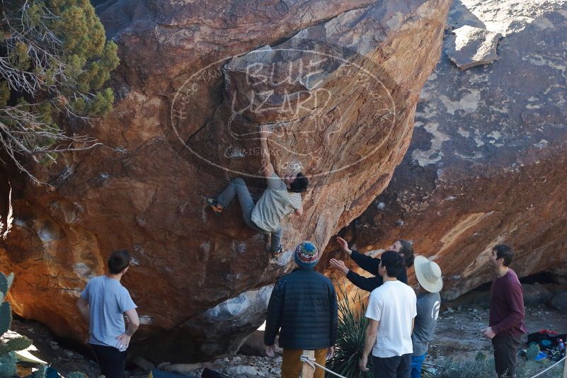 Bouldering in Hueco Tanks on 01/18/2020 with Blue Lizard Climbing and Yoga

Filename: SRM_20200118_1119200.jpg
Aperture: f/5.0
Shutter Speed: 1/250
Body: Canon EOS-1D Mark II
Lens: Canon EF 50mm f/1.8 II