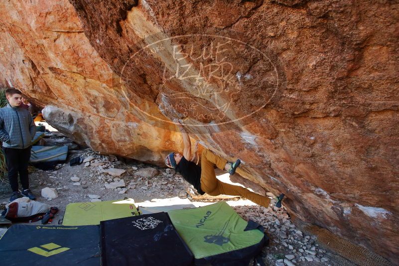 Bouldering in Hueco Tanks on 01/18/2020 with Blue Lizard Climbing and Yoga

Filename: SRM_20200118_1155280.jpg
Aperture: f/5.0
Shutter Speed: 1/250
Body: Canon EOS-1D Mark II
Lens: Canon EF 16-35mm f/2.8 L