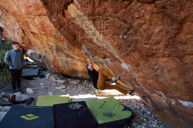 Bouldering in Hueco Tanks on 01/18/2020 with Blue Lizard Climbing and Yoga

Filename: SRM_20200118_1155320.jpg
Aperture: f/5.0
Shutter Speed: 1/250
Body: Canon EOS-1D Mark II
Lens: Canon EF 16-35mm f/2.8 L