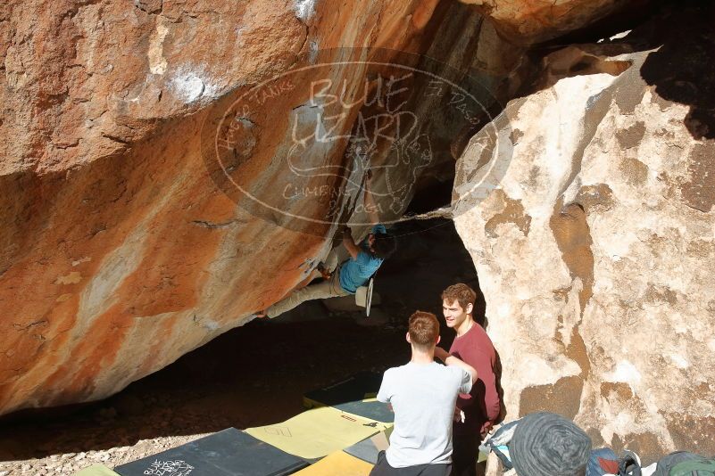 Bouldering in Hueco Tanks on 01/18/2020 with Blue Lizard Climbing and Yoga

Filename: SRM_20200118_1237320.jpg
Aperture: f/8.0
Shutter Speed: 1/250
Body: Canon EOS-1D Mark II
Lens: Canon EF 16-35mm f/2.8 L