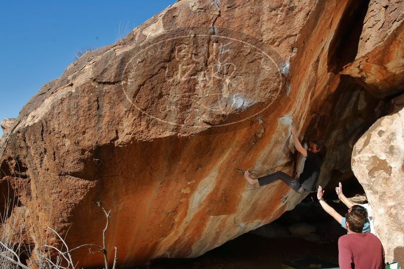 Bouldering in Hueco Tanks on 01/18/2020 with Blue Lizard Climbing and Yoga

Filename: SRM_20200118_1247310.jpg
Aperture: f/8.0
Shutter Speed: 1/250
Body: Canon EOS-1D Mark II
Lens: Canon EF 16-35mm f/2.8 L