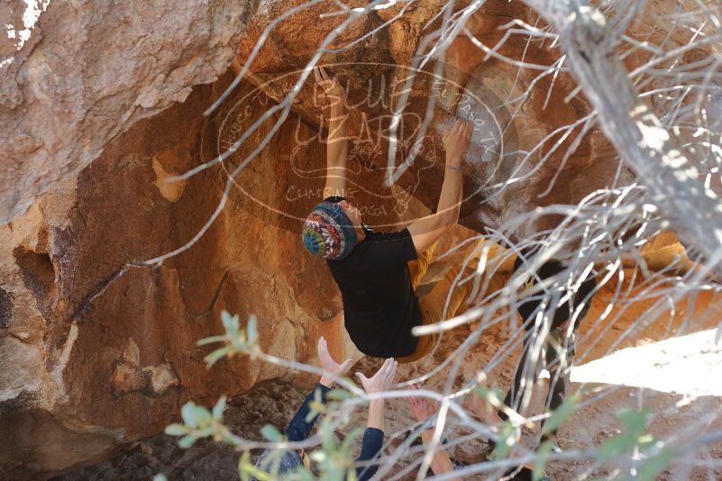 Bouldering in Hueco Tanks on 01/18/2020 with Blue Lizard Climbing and Yoga

Filename: SRM_20200118_1406090.jpg
Aperture: f/4.0
Shutter Speed: 1/250
Body: Canon EOS-1D Mark II
Lens: Canon EF 50mm f/1.8 II