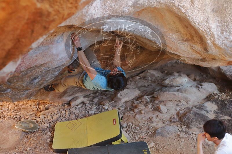 Bouldering in Hueco Tanks on 01/18/2020 with Blue Lizard Climbing and Yoga

Filename: SRM_20200118_1418090.jpg
Aperture: f/2.5
Shutter Speed: 1/250
Body: Canon EOS-1D Mark II
Lens: Canon EF 50mm f/1.8 II