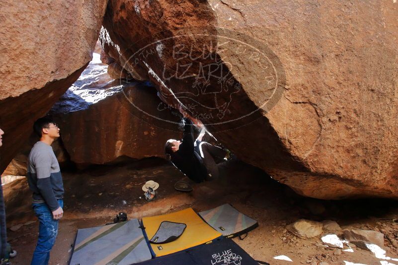 Bouldering in Hueco Tanks on 01/18/2020 with Blue Lizard Climbing and Yoga

Filename: SRM_20200118_1525420.jpg
Aperture: f/5.0
Shutter Speed: 1/250
Body: Canon EOS-1D Mark II
Lens: Canon EF 16-35mm f/2.8 L