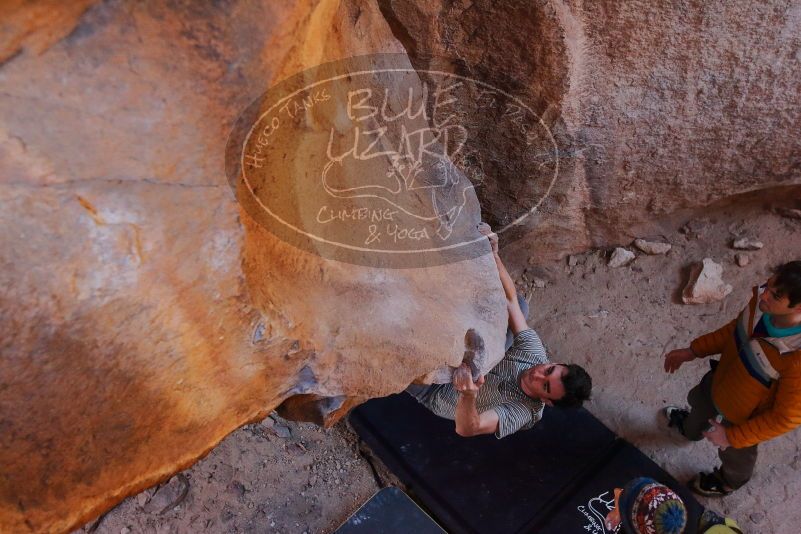 Bouldering in Hueco Tanks on 01/18/2020 with Blue Lizard Climbing and Yoga

Filename: SRM_20200118_1549040.jpg
Aperture: f/3.5
Shutter Speed: 1/250
Body: Canon EOS-1D Mark II
Lens: Canon EF 16-35mm f/2.8 L