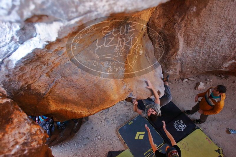 Bouldering in Hueco Tanks on 01/18/2020 with Blue Lizard Climbing and Yoga

Filename: SRM_20200118_1549210.jpg
Aperture: f/3.2
Shutter Speed: 1/250
Body: Canon EOS-1D Mark II
Lens: Canon EF 16-35mm f/2.8 L