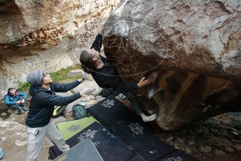 Bouldering in Hueco Tanks on 01/18/2020 with Blue Lizard Climbing and Yoga

Filename: SRM_20200118_1739550.jpg
Aperture: f/3.5
Shutter Speed: 1/200
Body: Canon EOS-1D Mark II
Lens: Canon EF 16-35mm f/2.8 L