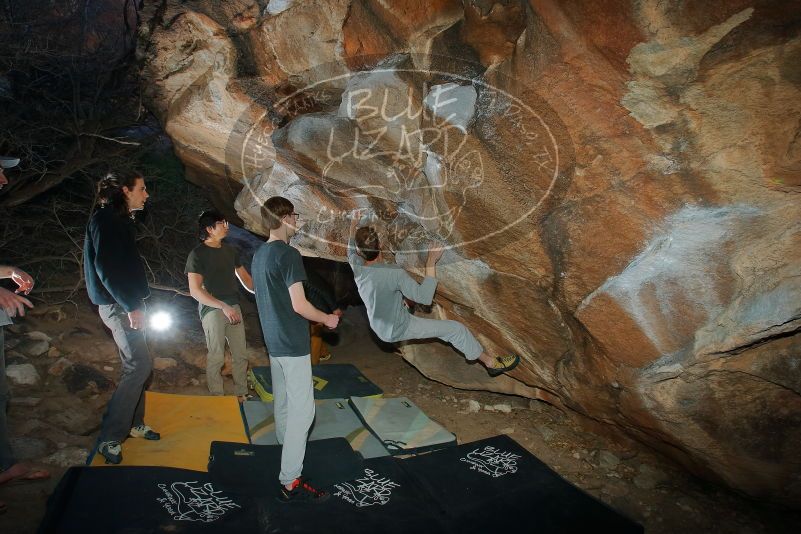 Bouldering in Hueco Tanks on 01/19/2020 with Blue Lizard Climbing and Yoga

Filename: SRM_20200119_1129470.jpg
Aperture: f/7.1
Shutter Speed: 1/250
Body: Canon EOS-1D Mark II
Lens: Canon EF 16-35mm f/2.8 L