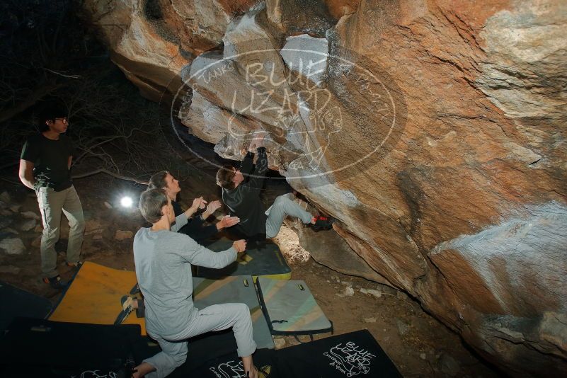 Bouldering in Hueco Tanks on 01/19/2020 with Blue Lizard Climbing and Yoga

Filename: SRM_20200119_1138590.jpg
Aperture: f/8.0
Shutter Speed: 1/250
Body: Canon EOS-1D Mark II
Lens: Canon EF 16-35mm f/2.8 L