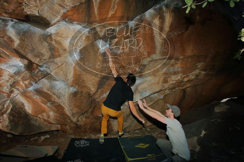 Bouldering in Hueco Tanks on 01/19/2020 with Blue Lizard Climbing and Yoga

Filename: SRM_20200119_1151020.jpg
Aperture: f/8.0
Shutter Speed: 1/250
Body: Canon EOS-1D Mark II
Lens: Canon EF 16-35mm f/2.8 L