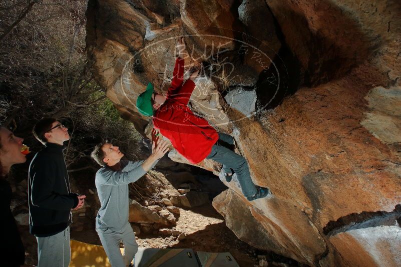 Bouldering in Hueco Tanks on 01/19/2020 with Blue Lizard Climbing and Yoga

Filename: SRM_20200119_1212260.jpg
Aperture: f/8.0
Shutter Speed: 1/250
Body: Canon EOS-1D Mark II
Lens: Canon EF 16-35mm f/2.8 L