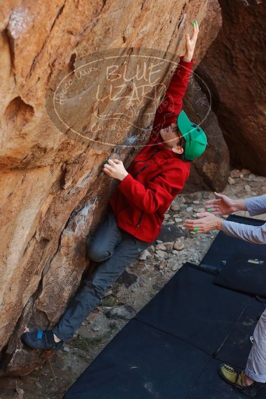 Bouldering in Hueco Tanks on 01/19/2020 with Blue Lizard Climbing and Yoga

Filename: SRM_20200119_1245420.jpg
Aperture: f/3.5
Shutter Speed: 1/250
Body: Canon EOS-1D Mark II
Lens: Canon EF 50mm f/1.8 II