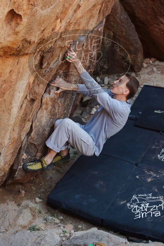 Bouldering in Hueco Tanks on 01/19/2020 with Blue Lizard Climbing and Yoga

Filename: SRM_20200119_1247420.jpg
Aperture: f/3.5
Shutter Speed: 1/250
Body: Canon EOS-1D Mark II
Lens: Canon EF 50mm f/1.8 II