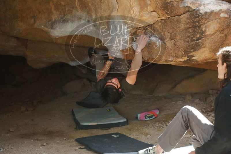 Bouldering in Hueco Tanks on 01/19/2020 with Blue Lizard Climbing and Yoga

Filename: SRM_20200119_1251290.jpg
Aperture: f/4.0
Shutter Speed: 1/250
Body: Canon EOS-1D Mark II
Lens: Canon EF 50mm f/1.8 II