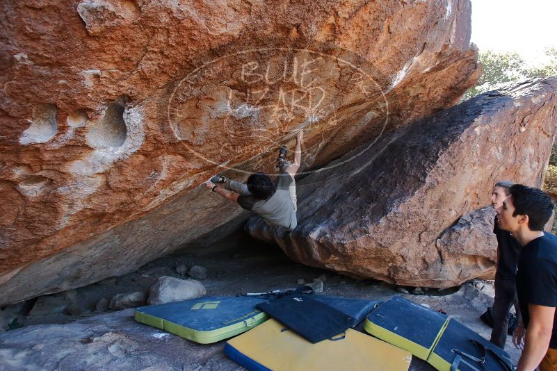 Bouldering in Hueco Tanks on 01/19/2020 with Blue Lizard Climbing and Yoga

Filename: SRM_20200119_1305340.jpg
Aperture: f/5.0
Shutter Speed: 1/320
Body: Canon EOS-1D Mark II
Lens: Canon EF 16-35mm f/2.8 L