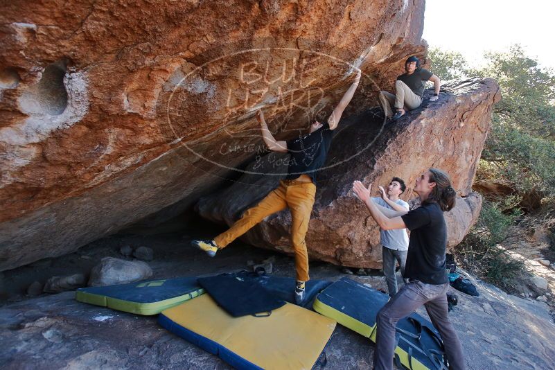 Bouldering in Hueco Tanks on 01/19/2020 with Blue Lizard Climbing and Yoga

Filename: SRM_20200119_1309091.jpg
Aperture: f/5.6
Shutter Speed: 1/320
Body: Canon EOS-1D Mark II
Lens: Canon EF 16-35mm f/2.8 L