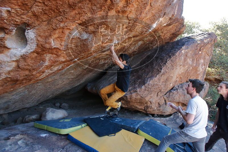 Bouldering in Hueco Tanks on 01/19/2020 with Blue Lizard Climbing and Yoga

Filename: SRM_20200119_1311300.jpg
Aperture: f/5.0
Shutter Speed: 1/320
Body: Canon EOS-1D Mark II
Lens: Canon EF 16-35mm f/2.8 L