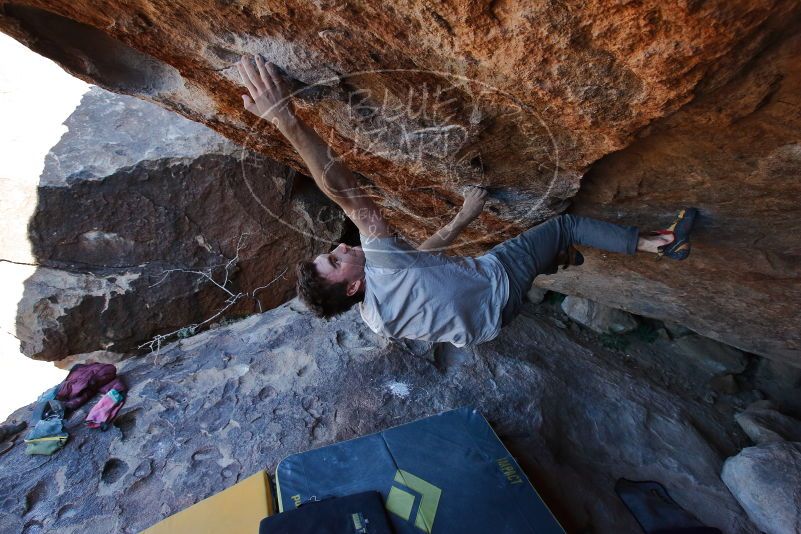 Bouldering in Hueco Tanks on 01/19/2020 with Blue Lizard Climbing and Yoga

Filename: SRM_20200119_1340210.jpg
Aperture: f/5.6
Shutter Speed: 1/320
Body: Canon EOS-1D Mark II
Lens: Canon EF 16-35mm f/2.8 L