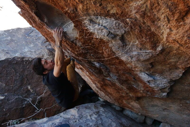 Bouldering in Hueco Tanks on 01/19/2020 with Blue Lizard Climbing and Yoga

Filename: SRM_20200119_1342230.jpg
Aperture: f/6.3
Shutter Speed: 1/320
Body: Canon EOS-1D Mark II
Lens: Canon EF 16-35mm f/2.8 L