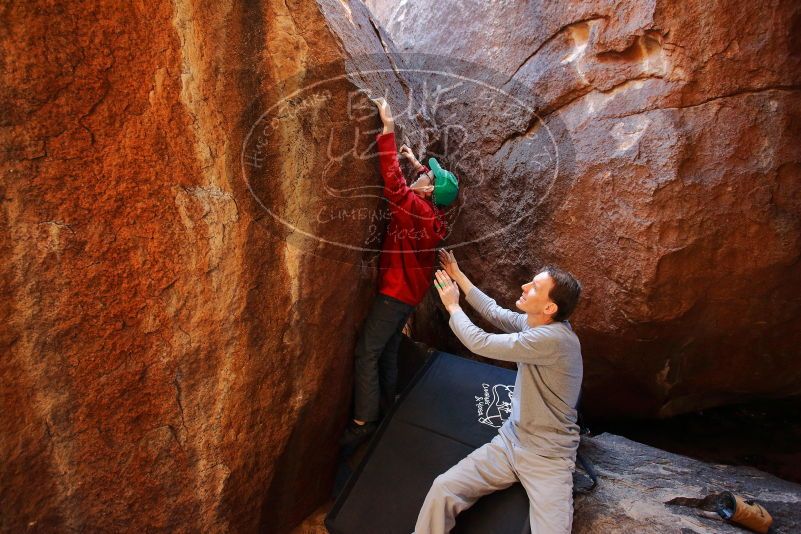 Bouldering in Hueco Tanks on 01/19/2020 with Blue Lizard Climbing and Yoga

Filename: SRM_20200119_1352290.jpg
Aperture: f/4.0
Shutter Speed: 1/200
Body: Canon EOS-1D Mark II
Lens: Canon EF 16-35mm f/2.8 L