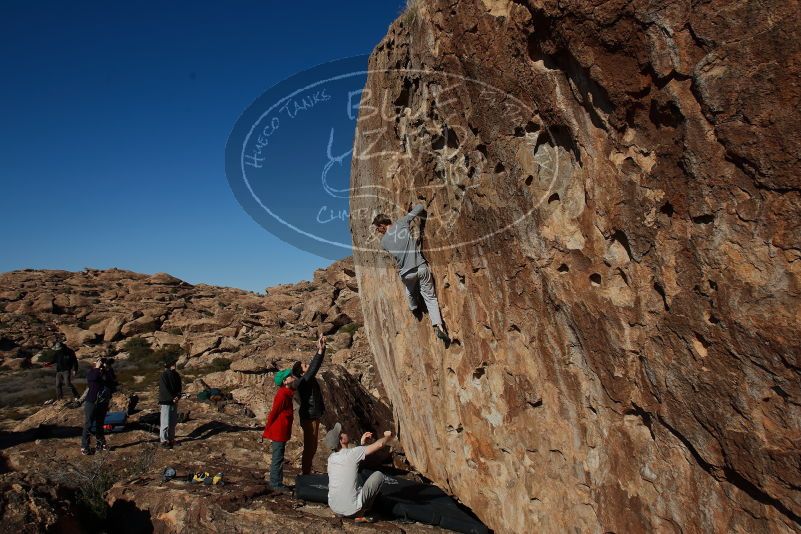 Bouldering in Hueco Tanks on 01/19/2020 with Blue Lizard Climbing and Yoga

Filename: SRM_20200119_1519310.jpg
Aperture: f/6.3
Shutter Speed: 1/500
Body: Canon EOS-1D Mark II
Lens: Canon EF 16-35mm f/2.8 L