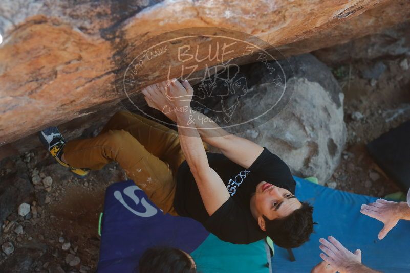 Bouldering in Hueco Tanks on 01/19/2020 with Blue Lizard Climbing and Yoga

Filename: SRM_20200119_1730060.jpg
Aperture: f/4.0
Shutter Speed: 1/320
Body: Canon EOS-1D Mark II
Lens: Canon EF 50mm f/1.8 II