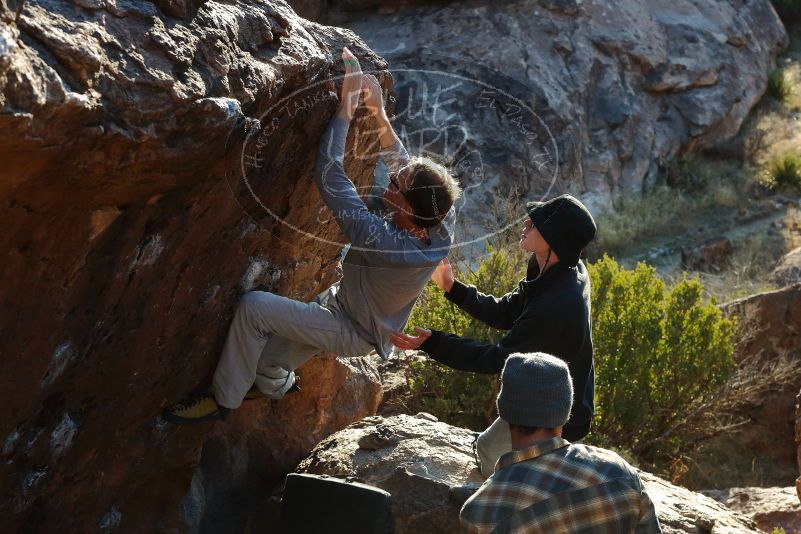 Bouldering in Hueco Tanks on 01/19/2020 with Blue Lizard Climbing and Yoga

Filename: SRM_20200119_1732350.jpg
Aperture: f/6.3
Shutter Speed: 1/320
Body: Canon EOS-1D Mark II
Lens: Canon EF 50mm f/1.8 II