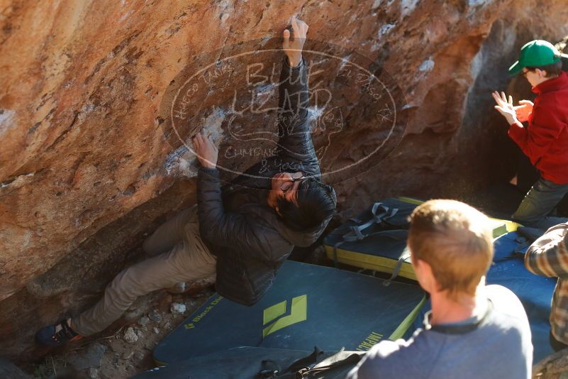 Bouldering in Hueco Tanks on 01/19/2020 with Blue Lizard Climbing and Yoga

Filename: SRM_20200119_1738130.jpg
Aperture: f/3.2
Shutter Speed: 1/320
Body: Canon EOS-1D Mark II
Lens: Canon EF 50mm f/1.8 II