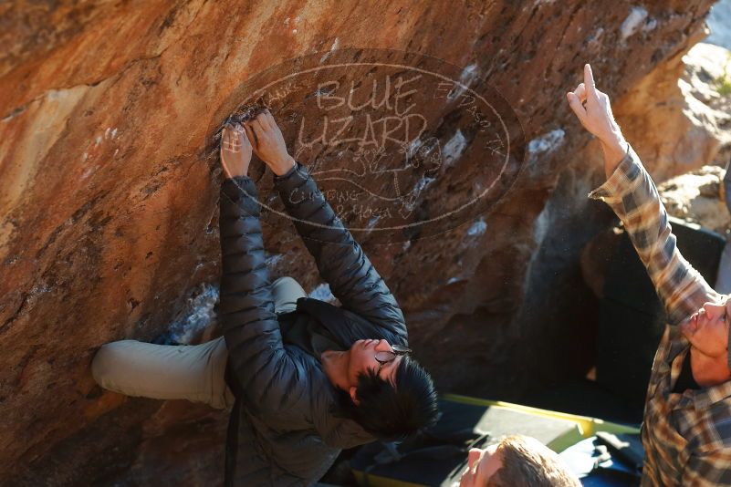 Bouldering in Hueco Tanks on 01/19/2020 with Blue Lizard Climbing and Yoga

Filename: SRM_20200119_1738290.jpg
Aperture: f/4.0
Shutter Speed: 1/320
Body: Canon EOS-1D Mark II
Lens: Canon EF 50mm f/1.8 II