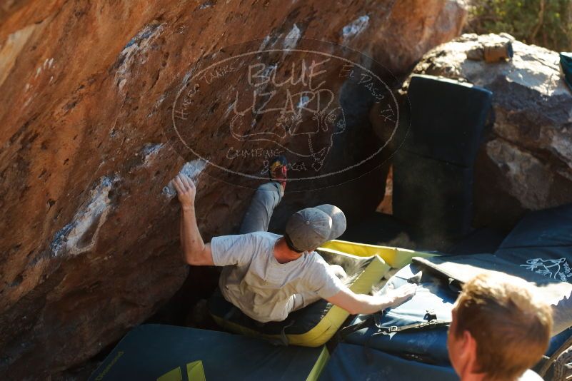 Bouldering in Hueco Tanks on 01/19/2020 with Blue Lizard Climbing and Yoga

Filename: SRM_20200119_1739550.jpg
Aperture: f/4.0
Shutter Speed: 1/320
Body: Canon EOS-1D Mark II
Lens: Canon EF 50mm f/1.8 II