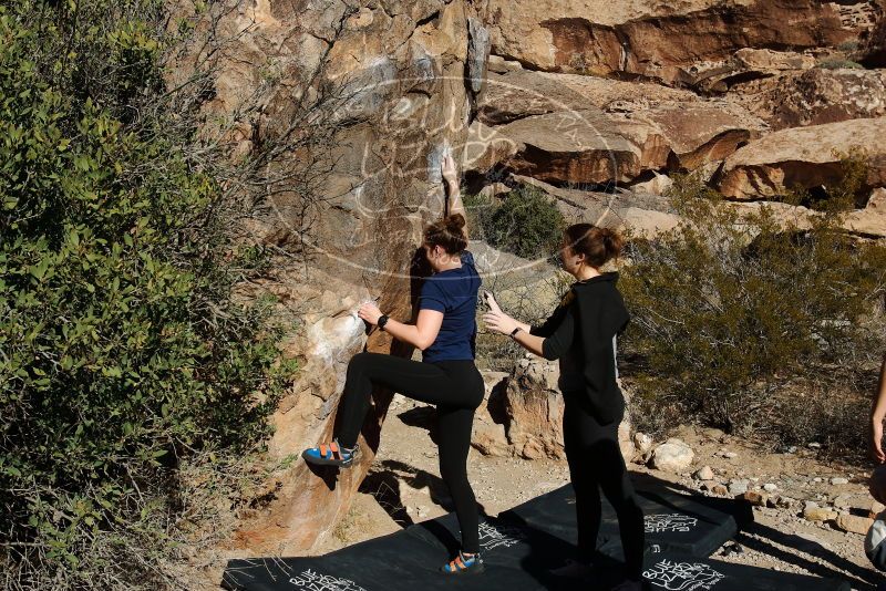 Bouldering in Hueco Tanks on 01/26/2020 with Blue Lizard Climbing and Yoga

Filename: SRM_20200126_1045010.jpg
Aperture: f/8.0
Shutter Speed: 1/400
Body: Canon EOS-1D Mark II
Lens: Canon EF 16-35mm f/2.8 L