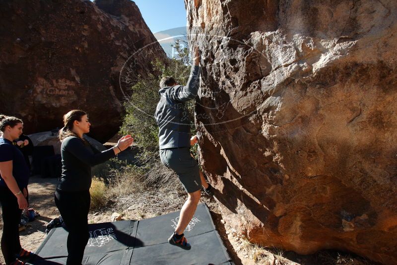 Bouldering in Hueco Tanks on 01/26/2020 with Blue Lizard Climbing and Yoga

Filename: SRM_20200126_1104170.jpg
Aperture: f/5.0
Shutter Speed: 1/400
Body: Canon EOS-1D Mark II
Lens: Canon EF 16-35mm f/2.8 L