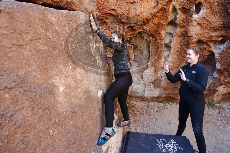 Bouldering in Hueco Tanks on 01/26/2020 with Blue Lizard Climbing and Yoga

Filename: SRM_20200126_1116430.jpg
Aperture: f/4.0
Shutter Speed: 1/200
Body: Canon EOS-1D Mark II
Lens: Canon EF 16-35mm f/2.8 L