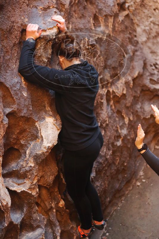 Bouldering in Hueco Tanks on 01/26/2020 with Blue Lizard Climbing and Yoga

Filename: SRM_20200126_1319380.jpg
Aperture: f/2.5
Shutter Speed: 1/125
Body: Canon EOS-1D Mark II
Lens: Canon EF 50mm f/1.8 II