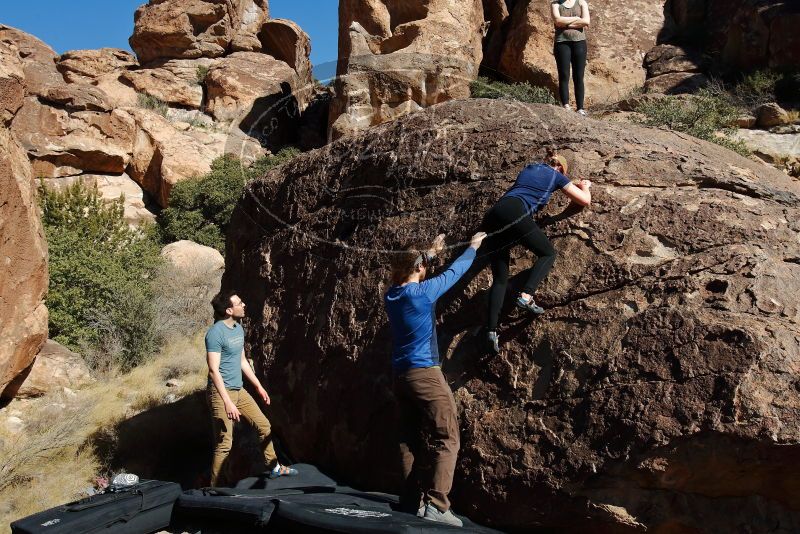 Bouldering in Hueco Tanks on 01/26/2020 with Blue Lizard Climbing and Yoga

Filename: SRM_20200126_1427170.jpg
Aperture: f/8.0
Shutter Speed: 1/400
Body: Canon EOS-1D Mark II
Lens: Canon EF 16-35mm f/2.8 L